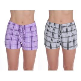 Just Love Womans Pajamas Shorts PJs Sleepwear (Pack of 2) 6809-C-S