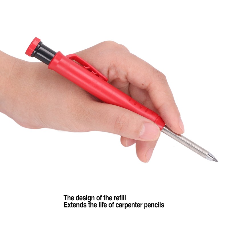 19Pcs Carpenter Pencil Set ABS Tungsten Carbide Construction Carpenter Marker