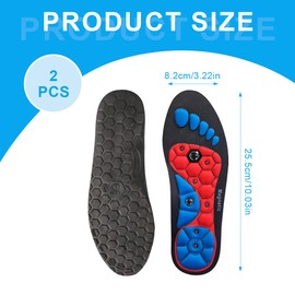 HAMKU Magnetische Einlegesohlen Original,Magnetische Schuheinlagen Akupunktur,Schuheinlagen Orthopädische Für Männer Und Frauen,Reflexologie Akupressur Einlagen(S)