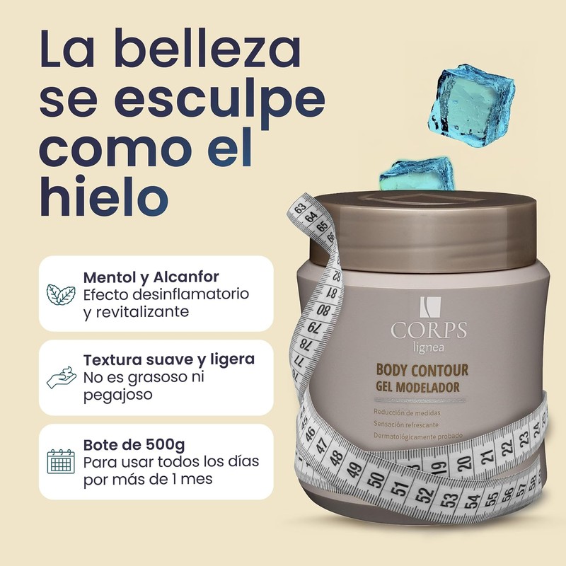 Gel Cryoactive Corps by Hinode reduce medidas y aplana abdomen