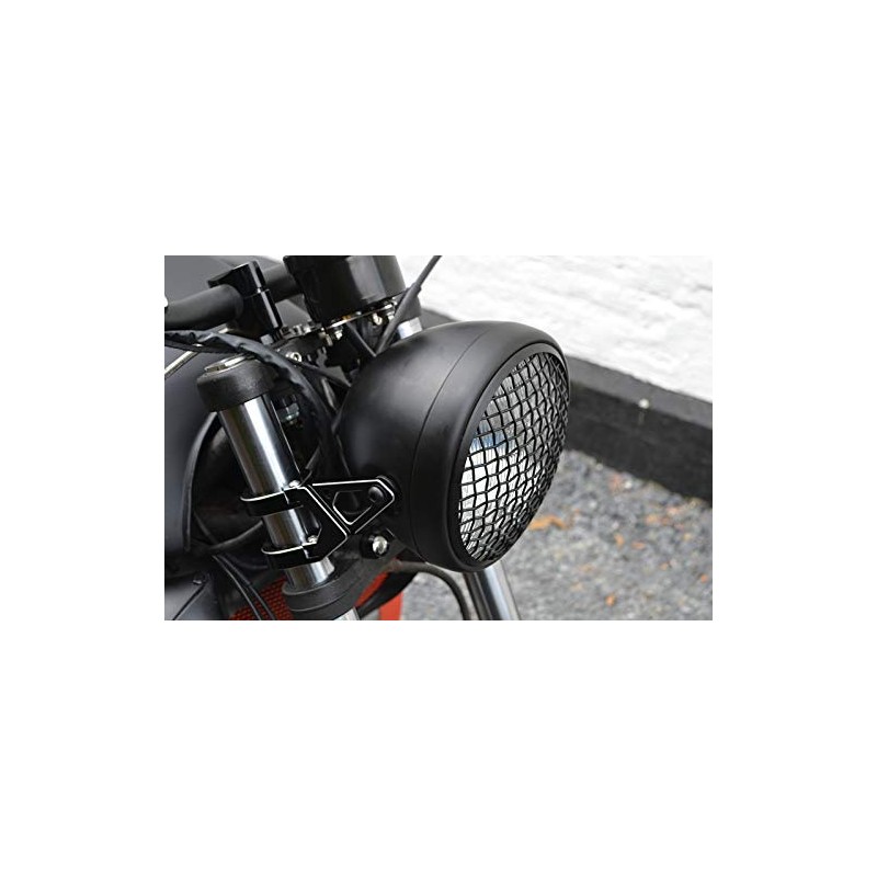 Alchemy Parts 5.75" INCH Guard Metal Headlight Cover for Scrambler