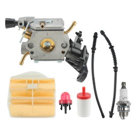 Carbhub C1M-EL37B Carburetor Kit Fit for Husqvarna 445 445E 450 450E Chainsaw Replace 506450401, 506 45 04-01