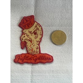 VT VIRGINIA TECH GOBBLERS HOKIES Vintage  Embroidered Iron On Patch  3" X 2.5”