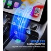 Wireless CarPlay Adapter 2025 – Ultra-Slim Dual-Band Bluetooth Car Adapter
