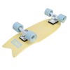 Cal 7 Fishtail Deck 22-inch Mini Cruiser Skateboard (Bumblebee)