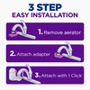 PUR Vertical Faucet Mount Water Filtration System with Lead Reducing