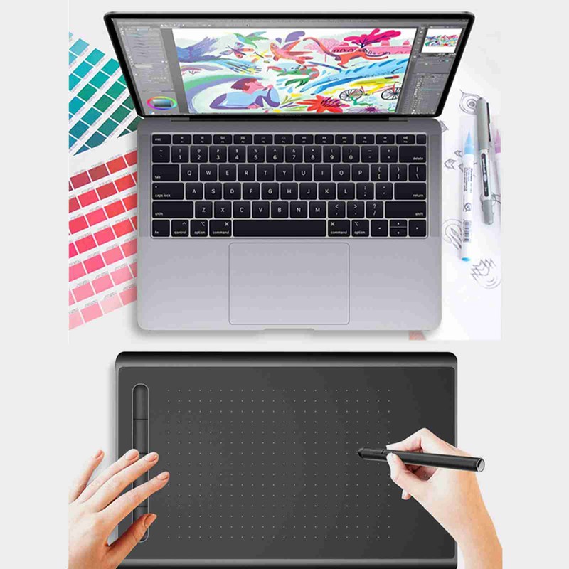 Graphics Tablet 8192 Levels Pressure 5080LPI High Resolution Compact Smart