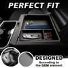 Muslogy Center Console Organizer & Cup Holder Inserts Compatible with
