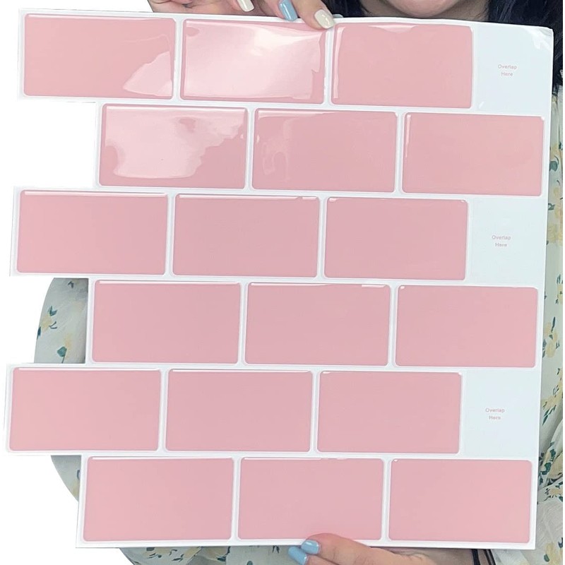 WalDecoo Subway Tile Peel and Stick Backsplash Tile, 10-Sheet Premium