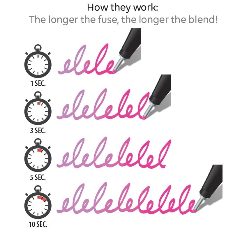 Chameleon Pen Blendwriter Floral Set of 6 Illustration Pens