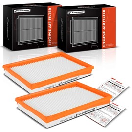 A-Premium - Filtro de aire de motor de 2 piezas compatible con Kia Sportage 1995-2002, reemplazo# 0K01113Z40