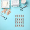 20Pcs Brown Elastic Bandage Clips Adhesive Bandages Bandage Wrap Clips