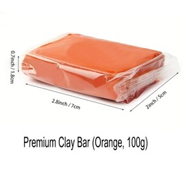 IPELY 4 Pack 100g Car Clay Bar Premium Grade, Orange Auto Detailing Magic Clay Bar Cleaner for Car Wash Car Detailing Clean Orange
