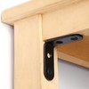 L-Shaped Metal Fittings, Set of 10, Angle Brackets, 1.6 x