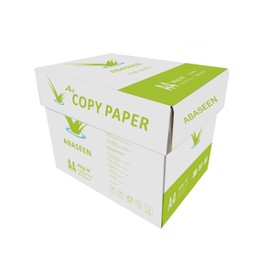Abaseen 5 Reams 2500 Sheets Premium White Printer Paper | Office A4 Size (210x297mm) 80gsm Multipurpose Paper for Home and Office Use