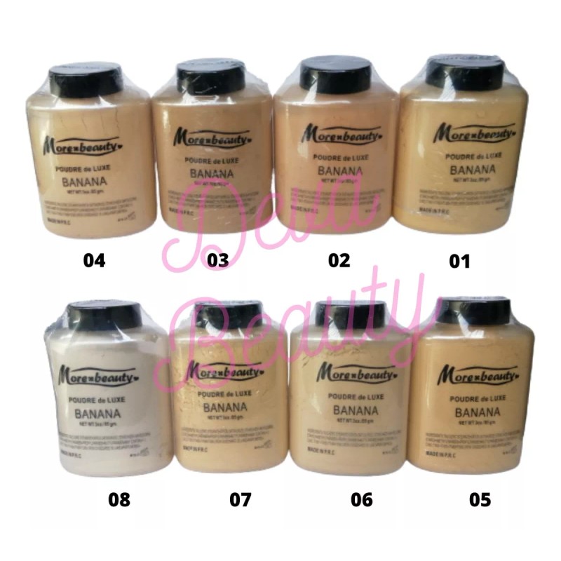 Polvo Traslúcido Banana Sellador De Maquillaje