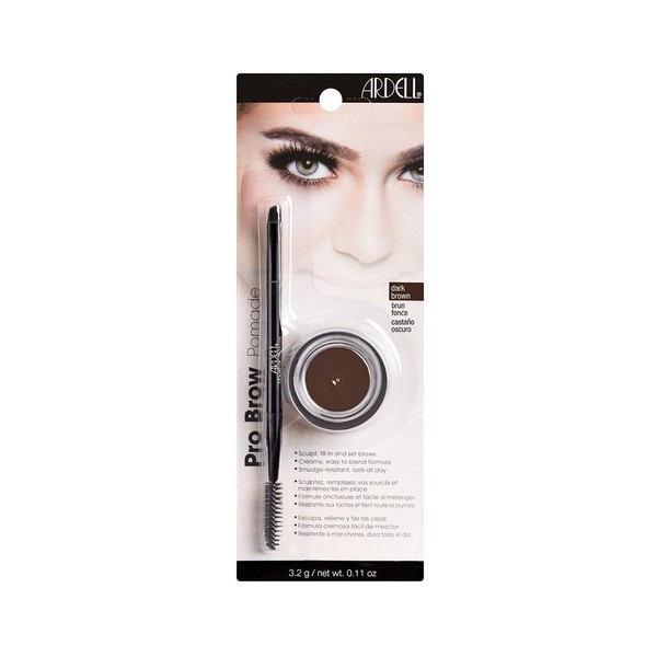 Ardell Brow Pomade with Brush, Dark Brown