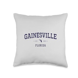Gainesville University-Style Gator FL Pride Throw Pillow