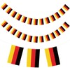 G2PLUS 11M Germany Flag Chain, Garland with 40 German Flags,