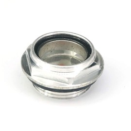 Oil Liquid Level Gauge Sight Glass Male Threaded Aluminum Alloy Air Compressor Fittings 1 Pc