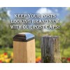 Metal Bigfoot Post Cap for 4x4 Nominal Post (for Posts