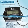 Small Engine Hour Meter and Digital Tachometer, Waterproof Inductive Tacho