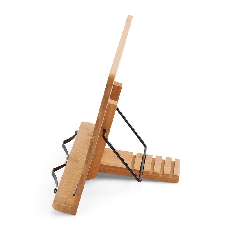 Book Stand Bamboo Reading Rest Cook Book Document Stand Holder
