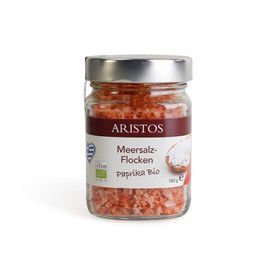 ARISTOS Salt Pyramids from the Sea as Finishing Salt Like Fleur de Sel with Organic Peppers 100 g (Sea Salt Organic Pepper)