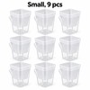 15-Pack Self-Watering Plant Pots for Seedlings and Cuttings – Translucent