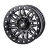 4/156 Tusk Nebo Beadlock Wheel 14x7 5.0 + 2.0 Machined/Black