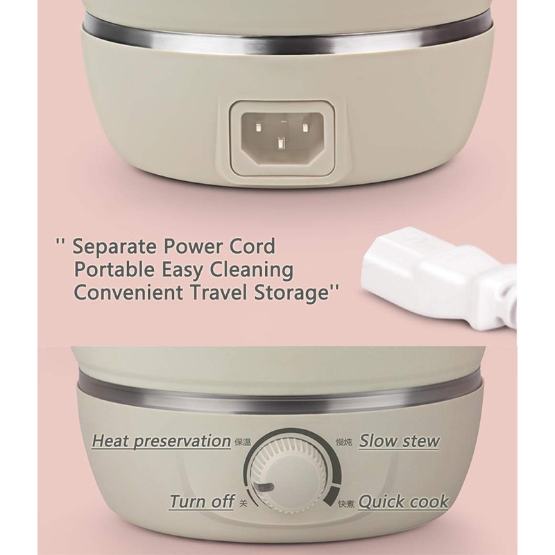 Drizzle Foldable Electric Cooker Travel Hot Pot - Dual Voltage