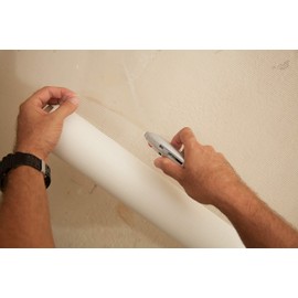 Red Devil 1224 Onetime Fiber Mesh Crack Patch 36" x 75' Wall Repair Fabric, White