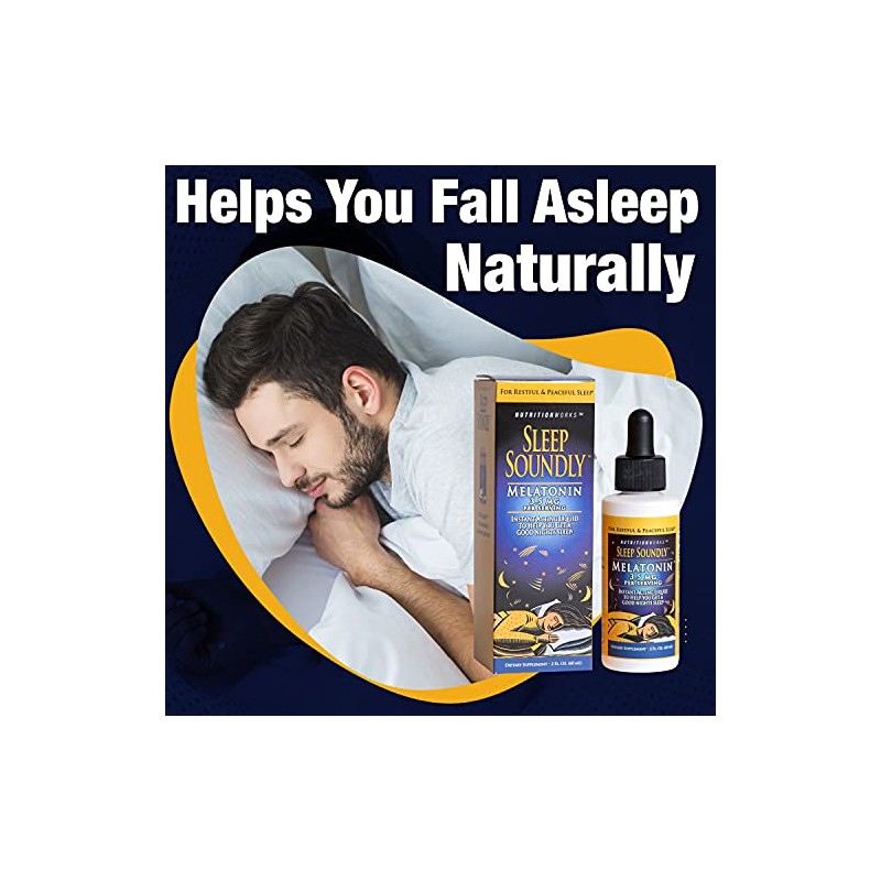 Sleep Soundly Melatonina, 2 Fl Oz