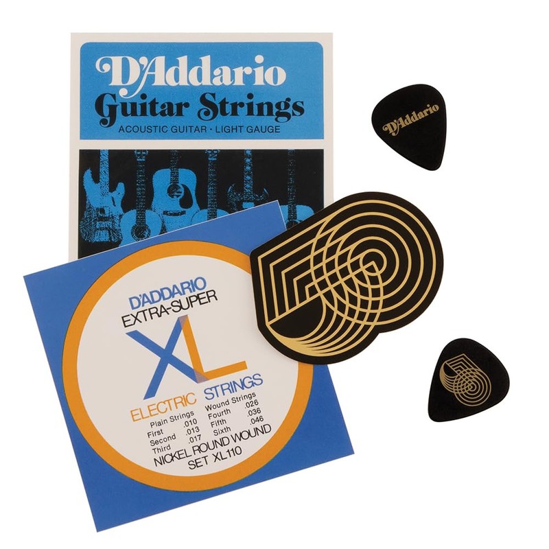 D'Addario 50th Anniversary Guitar String Bundle with Exclusive Tin -