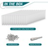 Daisypower 12 Pack Gutter Valley Splash Guards,Rainwater Roof Rain Diverter