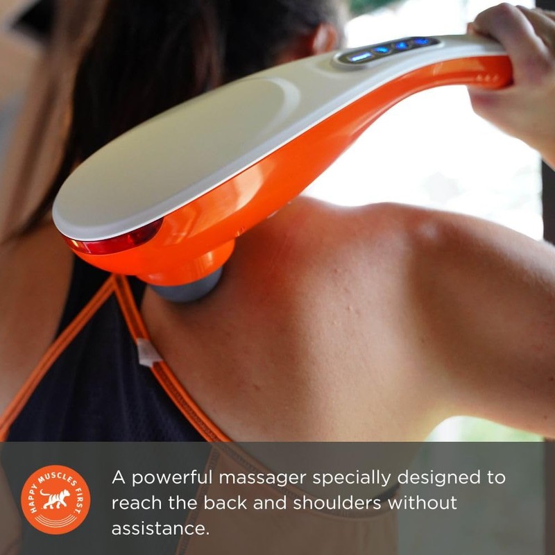 Tiger Tail Vibration Massager T-800 Long Arm Knot Buster Cordless