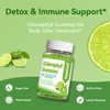 EAZGOO Chlorophyll Gummies for Body Odor Deodorant* 2 Pack, Sugar