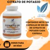 Citrato de Magnesio y Citrato de Potasio con 120 cápsulas
