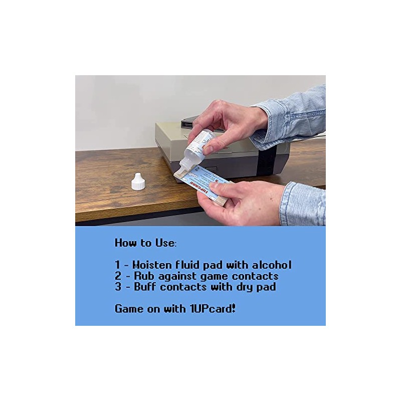 1UPcard Video Game Cartridge Cleaning Kit | 3 Pack |