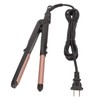 Hair Straightener Black Ergonomic Handle Ceramic Coating Electric Curling Iron