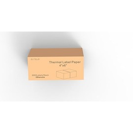 ByteUp Thermal Direct Shipping Label (Pack of 2000 4x6 Per Stack Labels),2Stacks.