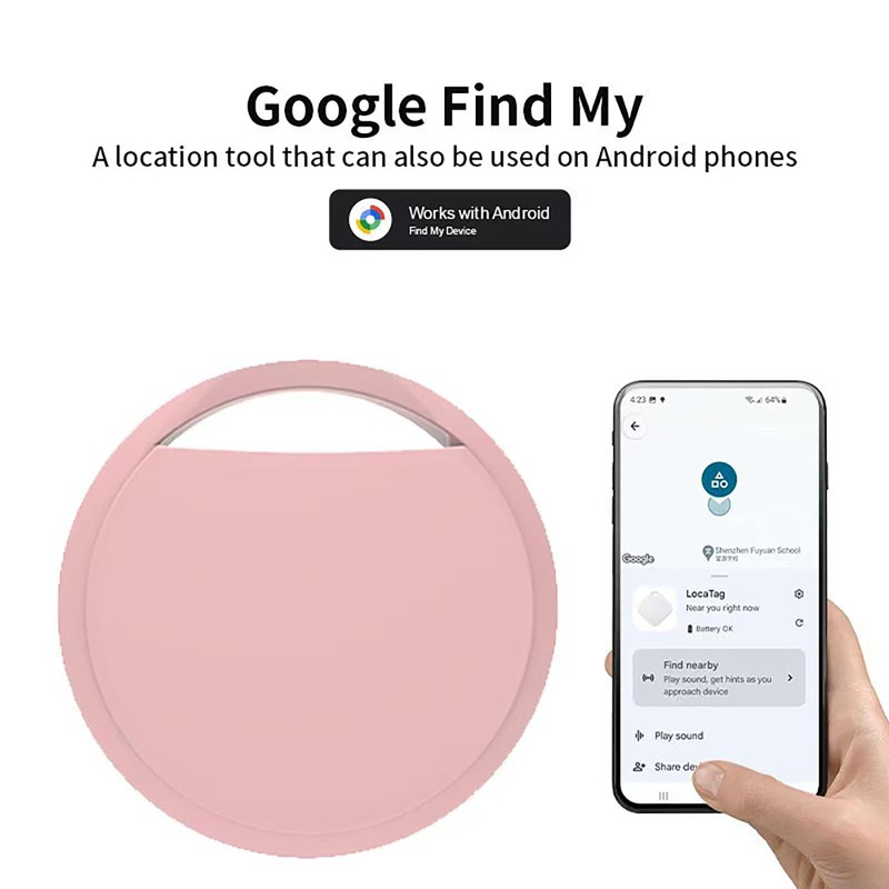 Android Tracking Tag - 4 Pack | Compatible with Google