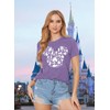 Magic Kingdom Shirts for Women Funny Castle Fairy Princess Graphic