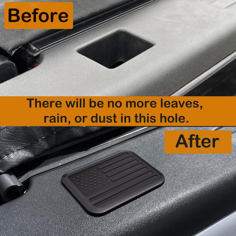 Ram 1500 Bed Rail Caps Covers, Stake Pocket Compatible with