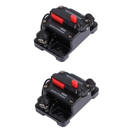 Gatuida 2pcs Circuit Breaker Blacksto e Blacw Black Color Power Supply Blackwel Blackish Blackh 250a Car Protector
