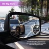 RGOAANC 2PCS Car Blind Spot Mirror, Round Side Mirror, 360°