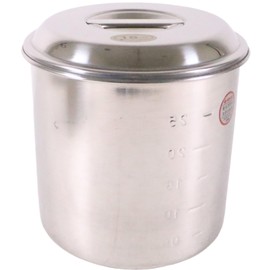 Oya Seisakusho AKT13016 Clover Kitchen Pot, Size 6.3 inches (16 cm), Made of Rust-resistant Stainless Steel, Hygienic, Convenient Graduation, Inner Diameter x Depth 6.3 x 6.3 inches (160 x 160 mm), Capacity (L) 0.1 inches (3.2 mm), Made in Japan, Professional and Commercial Use