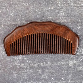 Anti-Static Sandalwood Comb, 1Pc Natural Sandalwood Hair Comb, Anti-Static Sandalwood Natural Hair Detangler Wooden Comb