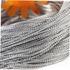 TEHAUX Multifunctional Silver Metal Jewelry Cord Yards Beading String for