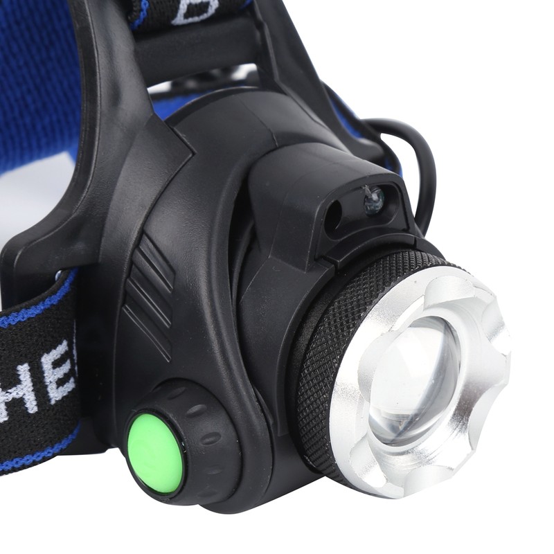 LED Headlamp USB Rechargeable Head Light Flashlight for Outdoor Camping